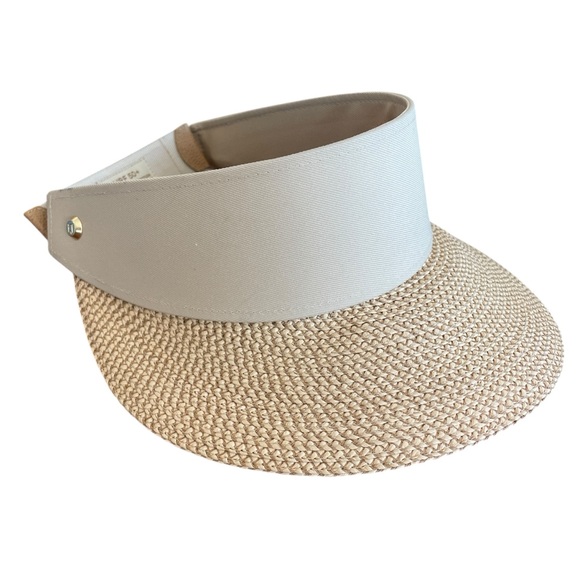 Eric Javits Women's Sun Champ Visor - Squishee Peanut Color - Picture 1 of 10